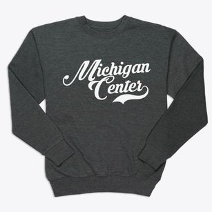 Michigan Center Michigan Vintage Team Premium Crewneck Sweatshirt