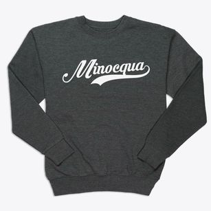 Minocqua Wisconsin Vintage Team Premium Crewneck Sweatshirt