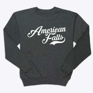 American Falls Idaho Vintage Team Premium Crewneck Sweatshirt