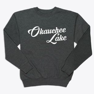 Okauchee Lake Wisconsin Vintage Team Premium Crewneck Sweatshirt