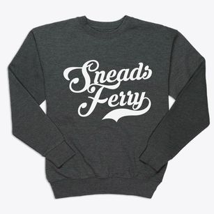 Sneads Ferry North Carolina Vintage Team Premium Crewneck Sweatshirt