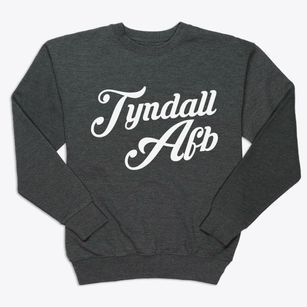 Tyndall Afb Florida Vintage Team Premium Crewneck Sweatshirt