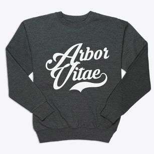 Arbor Vitae Wisconsin Vintage Team Premium Crewneck Sweatshirt