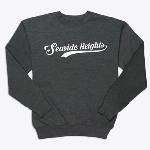Seaside Heights New Jersey Vintage Team Premium Crewneck Sweatshirt