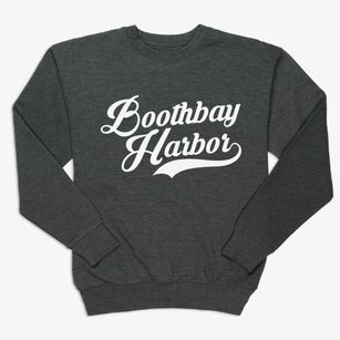 Boothbay Harbor Maine Vintage Team Premium Crewneck Sweatshirt