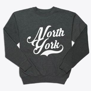 North York Pennsylvania Vintage Team Premium Crewneck Sweatshirt