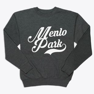 Menlo Park California Vintage Team Premium Crewneck Sweatshirt