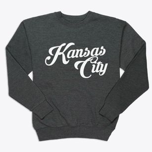 Kansas City Kansas Vintage Team Premium Crewneck Sweatshirt