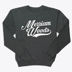 Merriam Woods Missouri Vintage Team Premium Crewneck Sweatshirt