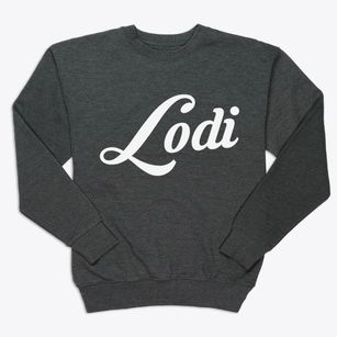 Lodi New York Vintage Team Premium Crewneck Sweatshirt
