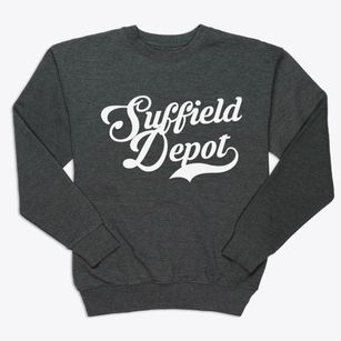 Suffield Depot Connecticut Vintage Team Premium Crewneck Sweatshirt