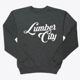Lumber City Georgia Vintage Team Premium Crewneck Sweatshirt