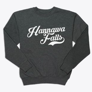 Hannawa Falls New York Vintage Team Premium Crewneck Sweatshirt