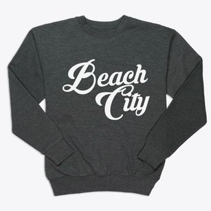 Beach City Ohio Vintage Team Premium Crewneck Sweatshirt