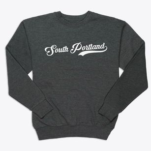 South Portland Maine Vintage Team Premium Crewneck Sweatshirt