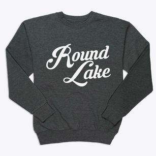 Round Lake Wisconsin Vintage Team Premium Crewneck Sweatshirt
