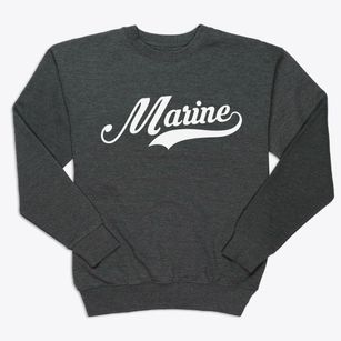 Marine Illinois Vintage Team Premium Crewneck Sweatshirt