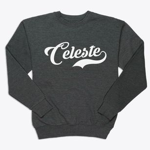 Celeste Texas Vintage Team Premium Crewneck Sweatshirt