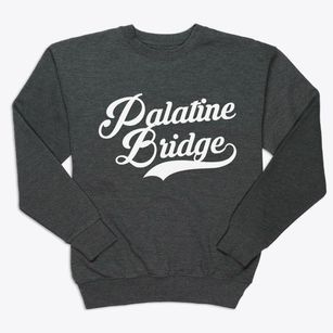 Palatine Bridge New York Vintage Team Premium Crewneck Sweatshirt