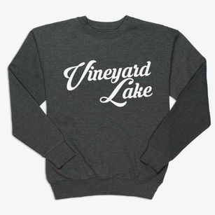 Vineyard Lake Michigan Vintage Team Premium Crewneck Sweatshirt