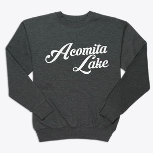 Acomita Lake New Mexico Vintage Team Premium Crewneck Sweatshirt