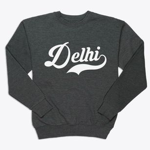 Delhi Iowa Vintage Team Premium Crewneck Sweatshirt