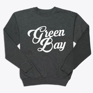 Green Bay Wisconsin Vintage Team Premium Crewneck Sweatshirt