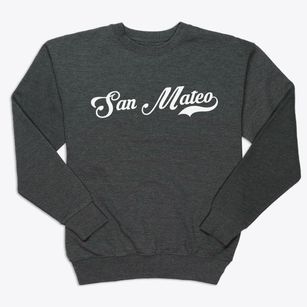 San Mateo California Vintage Team Premium Crewneck Sweatshirt