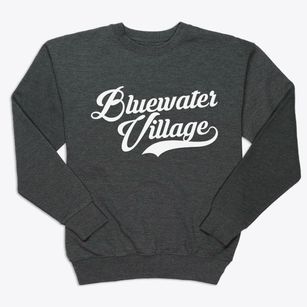Bluewater Village New Mexico Vintage Team Premium Crewneck Sweatshirt