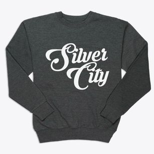Silver City Iowa Vintage Team Premium Crewneck Sweatshirt