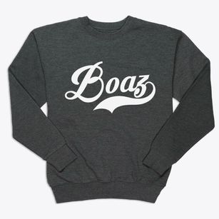Boaz Wisconsin Vintage Team Premium Crewneck Sweatshirt