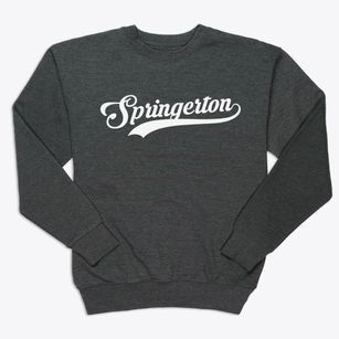 Springerton Illinois Vintage Team Premium Crewneck Sweatshirt