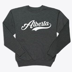 Alberta Minnesota Vintage Team Premium Crewneck Sweatshirt