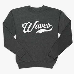 Waves North Carolina Vintage Team Premium Crewneck Sweatshirt