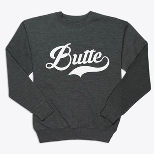 Butte North Dakota Vintage Team Premium Crewneck Sweatshirt