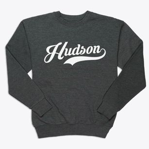 Hudson Wisconsin Vintage Team Premium Crewneck Sweatshirt