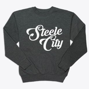 Steele City Nebraska Vintage Team Premium Crewneck Sweatshirt