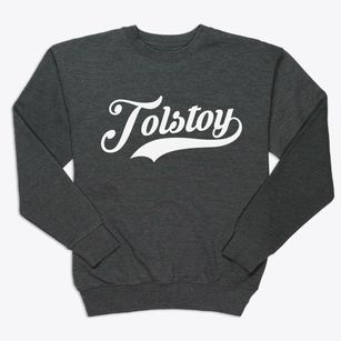 Tolstoy South Dakota Vintage Team Premium Crewneck Sweatshirt
