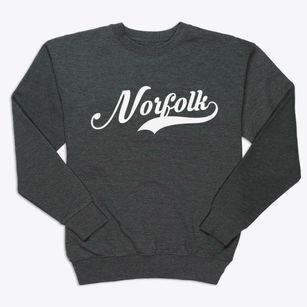 Norfolk Massachusetts Vintage Team Premium Crewneck Sweatshirt