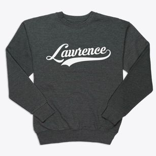 Lawrence Massachusetts Vintage Team Premium Crewneck Sweatshirt
