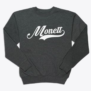 Monett Missouri Vintage Team Premium Crewneck Sweatshirt