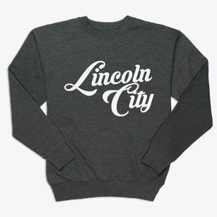 Lincoln City Oregon Vintage Team Premium Crewneck Sweatshirt