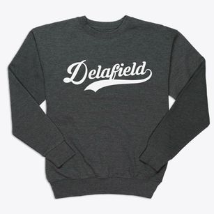 Delafield Wisconsin Vintage Team Premium Crewneck Sweatshirt