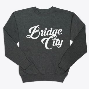 Bridge City Texas Vintage Team Premium Crewneck Sweatshirt