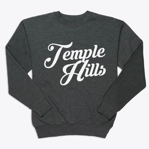 Temple Hills Maryland Vintage Team Premium Crewneck Sweatshirt