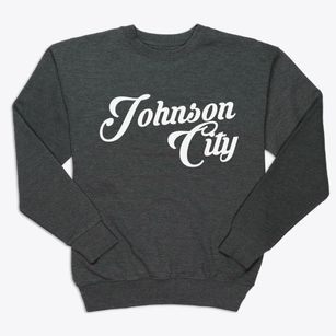 Johnson City Tennessee Vintage Team Premium Crewneck Sweatshirt