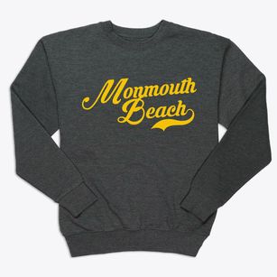 Monmouth Beach New Jersey Vintage Team Premium Crewneck Sweatshirt