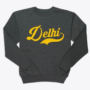Delhi Louisiana Vintage Team Premium Crewneck Sweatshirt