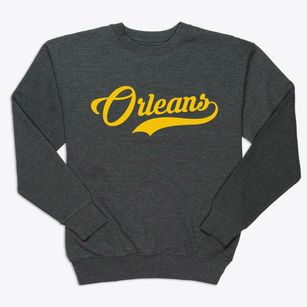 Orleans New York Vintage Team Premium Crewneck Sweatshirt