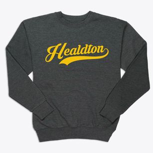 Healdton Oklahoma Vintage Team Premium Crewneck Sweatshirt